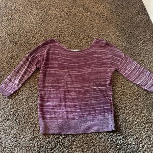 Purple sweater